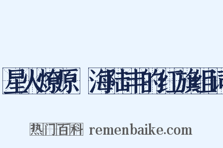 星火燎原·海陆丰的红旗组词是什么意思的图片